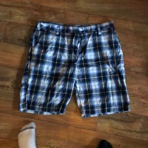 Plaid shorts
